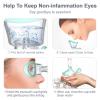 Eye Wash Cup - Silicone Manual Air Pressure Eye Cleaning Toolfor SoothingTired Eyes, Convenient and Effective Removes Dust, Makeup and Irritants (Blue) view 3