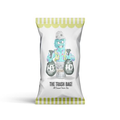 Ballreich Snack Food Company Hoffbauer Disposal All Dressed Potato Chips "The Trash Bag" 2.75oz (2.75oz (pack of 24))