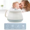 WOFASHPURET Portable Chamber Pot with Lid, 8" Bedside Urinal for Elderly, Toddlers & Adults, Heavy Duty Spittoon with Handle for Home, Hospital, Camping - Light Blue view 3