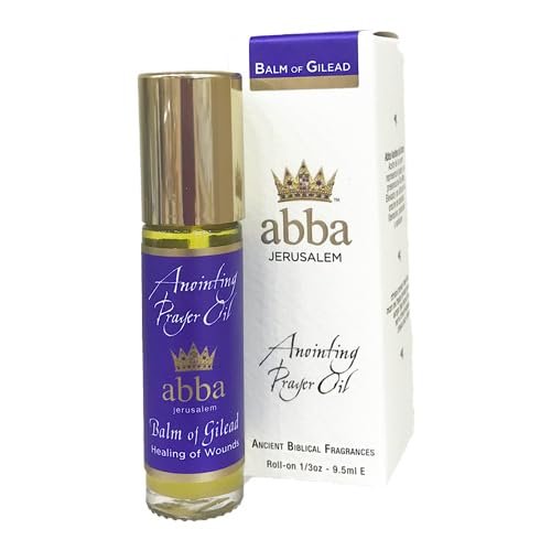 ABBA Oil Balm of Gilead ANOINTING Oil 1/3oz Roll On in Gift Box : ABBA Jerusalem