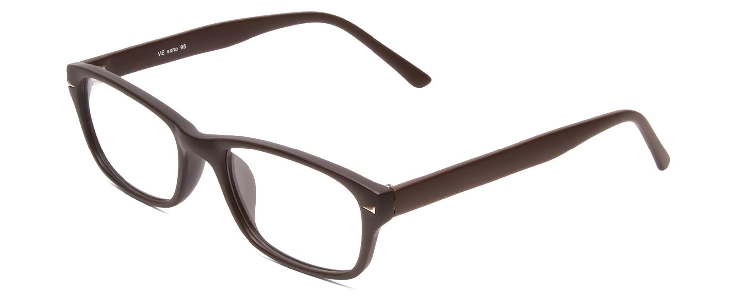 Calabria Soho 95 Panthos Reading Glasses +1.75 Matte Dark Brown Men Women