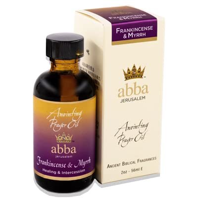 ABBA Oil Frankincence & Myrrh 2oz Anointing Oil in Gift Box - ABBA Jerusalem