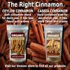 100% Gourmet Cassia Cinnamon Sticks 4 oz Whole Pure Natual and fresh Cinnamon stick Non-GMO, Organic from Indonesian for ocassional and decoration Use in Resealable bag for Keep fresh, Canela entera en rama view 2
