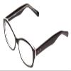 Calabria Soho 108 Oval Reading Glasses +3.50 Black/Clear Crystal Women view 1