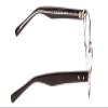 Calabria Soho 108 Oval Reading Glasses +3.50 Black/Clear Crystal Women view 3