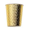 24 Gold 9 oz Metallic Honeycomb All Purpose Disposable Paper Drinking Cups Elegant Drinkware, Paper Cups for Weddings Parties Events Receptions Home Bar Cocktails Dining Tableware Decorations view 1