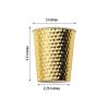 24 Gold 9 oz Metallic Honeycomb All Purpose Disposable Paper Drinking Cups Elegant Drinkware, Paper Cups for Weddings Parties Events Receptions Home Bar Cocktails Dining Tableware Decorations view 2