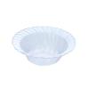60 pcs 5 oz Clear Waved Plastic Round Bowls - Disposable Wedding Party Catering Tableware view 1