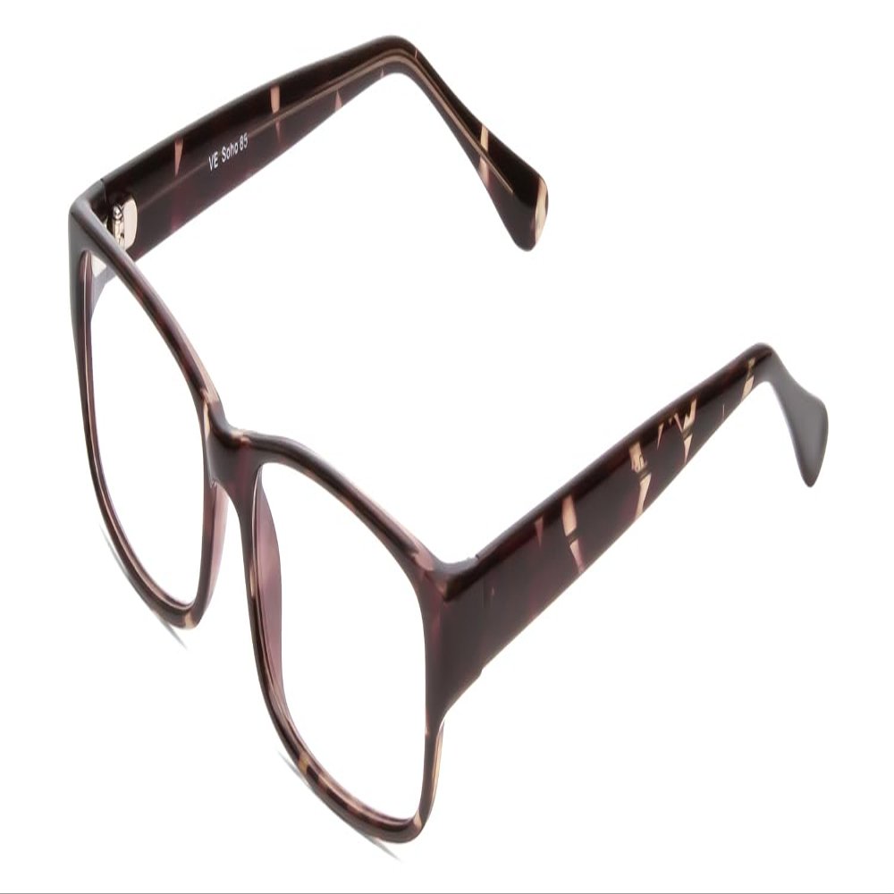 Calabria Soho 85 Rectangular Blue Light Blocking Reading Glasses +2.50 Demi Tortoise Black Grey Crystal Men Women