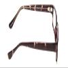 Calabria Soho 85 Rectangular Blue Light Blocking Reading Glasses +2.50 Demi Tortoise Black Grey Crystal Men Women view 2