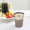 Balsa Circle 25 Black 10 oz Crystal Disposable Plastic Party Cups with Gold Rim Wedding Reception Graduation Birthday Party Catering Tableware Supplies view 4