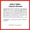 Holly Red Popcorn Kernels - Dell Cove Spices - Unique Christmas Holiday Popcorn Gift for Gourmet Popcorn Lovers - X-Mas Movie Night Unpopped Kernels Set, Six Pounds view 3