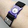 4-18" Inch Adjustable Freedom Band for Freestyle Libre 3 : Transmitter Protection Sensor Cover Arm & Leg Band -No More Adhesive Patches (4-18" Active Band, Black) (Purple) view 1