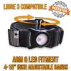4-18" Inch Adjustable Freedom Band for Freestyle Libre 3 : Transmitter Protection Sensor Cover Arm & Leg Band -No More Adhesive Patches (4-18" Active Band, Black) (Purple) view 3
