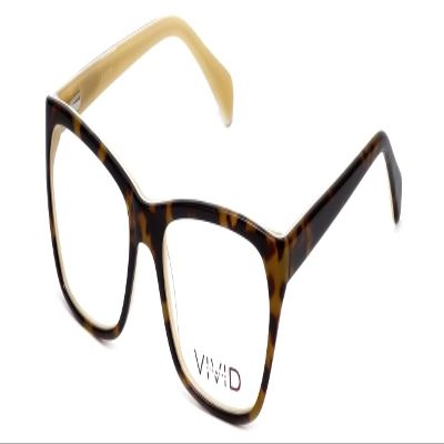 Calabria Splash 60 Cat Eye Reading Glasses +4.00 Tortoise Havana Brown Cream Men Women 127mm
