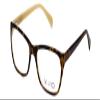 Calabria Splash 60 Cat Eye Reading Glasses +4.00 Tortoise Havana Brown Cream Men Women 127mm view 1