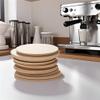 100Pcs Coffee Filters, Disposable Paper FiltersReplacement Round Coffee Filters Compatible with Coffee Filter and Espresso Maker Disposable Coffee Filters Coffee Machine Accessories,64mm view 2