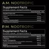 AMPM Nootropic Total Focus + Calm 9X Strength w. Caffeine, L-Theanine, Alpha GPC, L-Tyrosine, Ashwagandha - X-Release Energy Pills Nootropics Brain Support Supplements for Memory and Focus Supplement view 2
