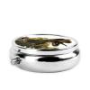 Dinosaurs Theme 3D Print Pill Box 3 Compartment Round Pill Case with Mirror Metal Pill Organizer Travel Pillbox Mini Medicine Storage Box for Pocket Purse view 3