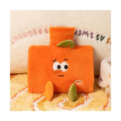1.5L hot Water Bottle with Cover Large Waist Warmer Bag for Bed Cute Plush hot Water Bag Inserted into Both Hands
