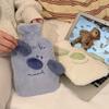 1L Cute Plush hot Water Bottle Warm Water Bottle with lid hot Compress hot Water Bag Filled with Water Hand feet Warmer view 4
