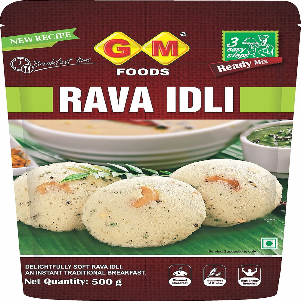 GM Foods Rava Idli 500 Gram (Pack Of 1)