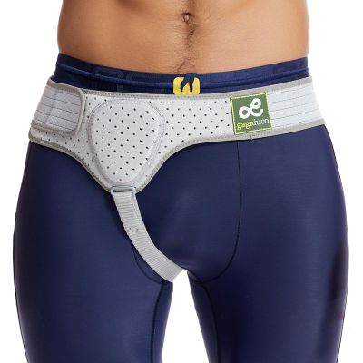 gagaiuco Inguinal Hernia Belt I For right or left side I Hernia Belt I Postoperative Men's Inguinal Hernia Support Belt for Inguinal Hernia | Adjustable Elasticity-L