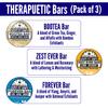 Savvy Fit Soaps Handmade Natural Soap Bar - AROMATHERAPY BARS - ZEST EVER Bar, BOOTEA Bar, FOREVER Bar Soap Bars - Plant-Based - Both Body & Face - Cruelty-Free Gift (Pack of 3) 4.5 oz/Bar view 3