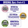 Savvy Fit Soaps Handmade Natural Soap Bar - THE ORIGINALS - ZEST EVER, DEFENSE, MOMINTUM Soap Bars - Plant-Based - Both Body & Face - Cruelty-Free Gift (Pack of 3) 4.5 oz/Bar view 3