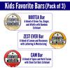 Savvy Fit Soaps Handmade Natural Soap Bar - KIDS FAVORITES - ZEST EVER Bar, CAM Bar, BOOTEA Bar Soap Bars - Plant-Based - Both Body & Face - Cruelty-Free Gift for All (Pack of 3) 4.5 oz/Bar view 3