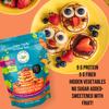 Hidden Foods Chocolate Pancake Mix with Monk Fruit  Chocolate Chip Pancakes Perfect Breakfast - Fiber and Protein Choco Pancake Mix with Wheat & Oat Flour Blend of Vegetables - Waffle Mix 2 Pack view 3