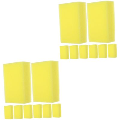 FRCOLOR 48pcs Hair Cleaning Sponges for Barbers Sweep Brush Duster and Salon Use Random Colors