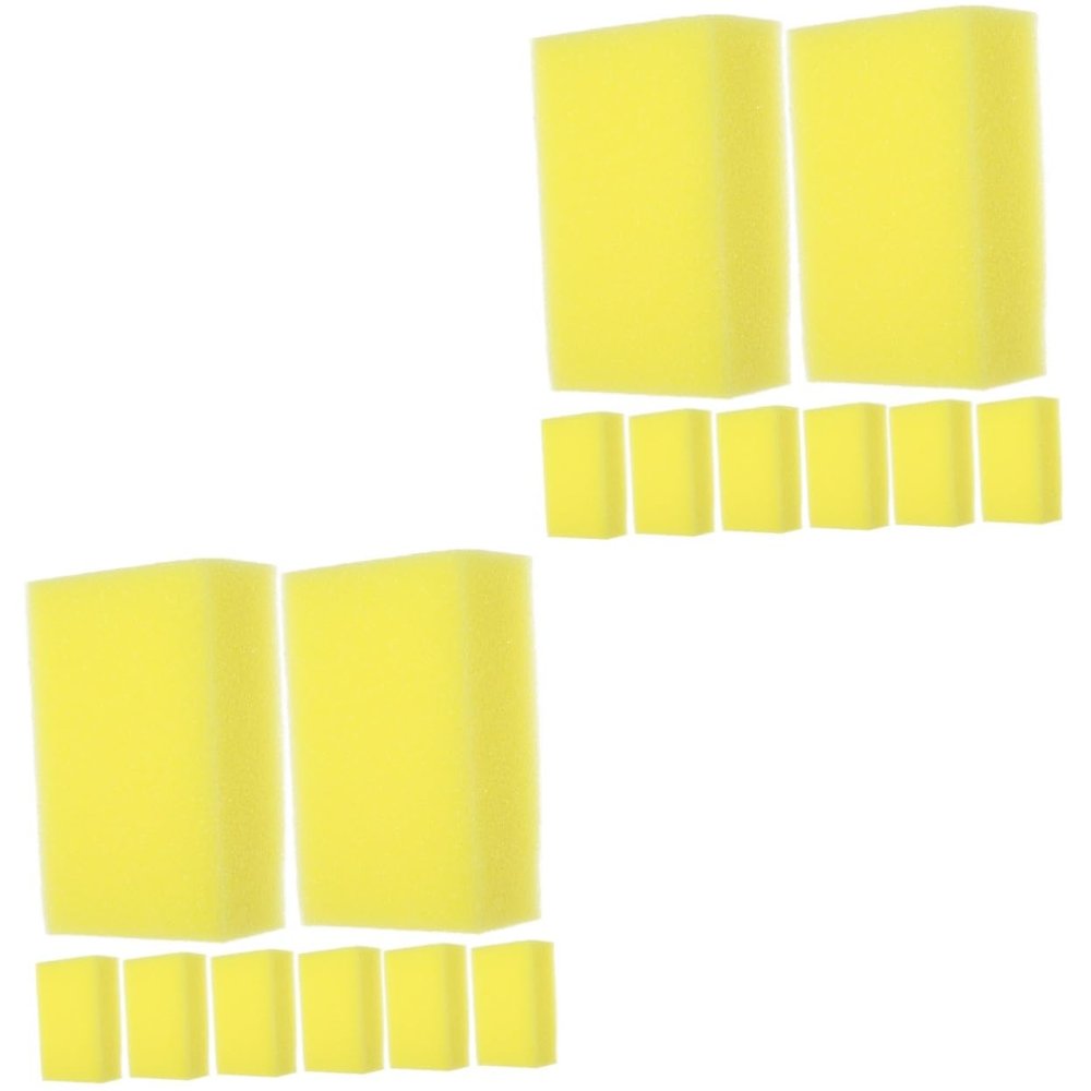 FRCOLOR 48pcs Hair Cleaning Sponges for Barbers Sweep Brush Duster and Salon Use Random Colors