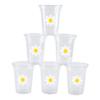 AimFun 100 Pc Daisy Disposable Plastic Cups Groovy Party Cups 12 oz White Flower Cold Drinking Cups for Hippie Boho Party Decor Spring Birthday Baby Shower Supplies view 1