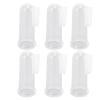 6PCS Baby Finger Toothbrush Set - Safe Silicone Toddler Brush for Teething and Early Oral Hygiene - Infant Gum Massager Tooth Cleaner view 1