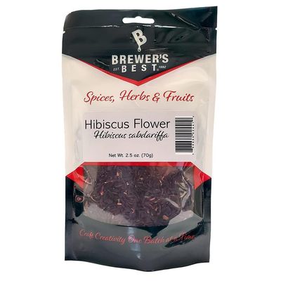 HIBISCUS FLOWER PETALS 2.5oz Wildcrafted Herb Hibiscus sabdariffa for Home Brewing