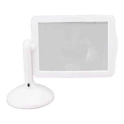 180 Degree Rotatable Desktop Magnifying Glass - Reading Magnifier Screen with LED Light for Older Readers - Vision Aid