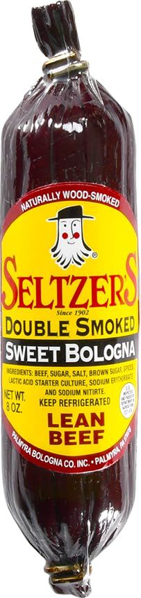 Seltzer's Double Sweet Lebanon Bologna Chubs 14 Oz. Pack of 4. (4x14 oz)