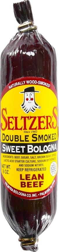 Seltzer's Double Sweet Lebanon Bologna Chubs 14 Oz. Pack of 4. (4x14 oz)