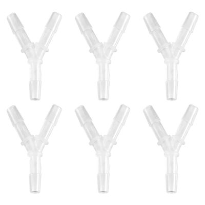 Oxygen Y Connector for Oxygen Tubing, Y Splitter for Respiratory Oxygen Tube (6 Pack)