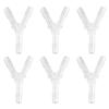 Oxygen Y Connector for Oxygen Tubing, Y Splitter for Respiratory Oxygen Tube (6 Pack) view 1