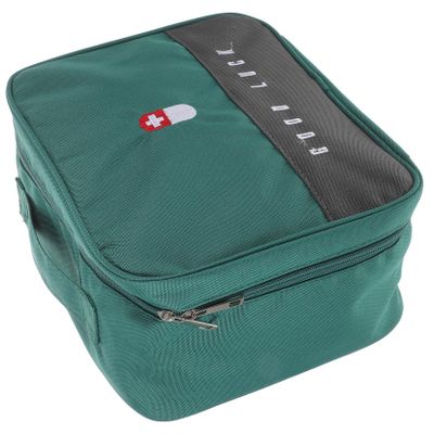 SOLUSTRE Medicine Box Travel Organizer Medicine Bag Multi- Grid Pouch Travel Pill Organizer First Aid Kit for Home Waterproof Travel Bag Medicine Pouch On Foot Storage Bag Polyester Fiber