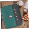 SOLUSTRE Medicine Box Travel Organizer Medicine Bag Multi- Grid Pouch Travel Pill Organizer First Aid Kit for Home Waterproof Travel Bag Medicine Pouch On Foot Storage Bag Polyester Fiber view 4