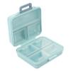 1pcs Portable Compartment Leakproof Vitamin Organizer Mini Medicine Case for Travel Daily Use and Vitamin Storage Lightweight Plastic Pill Dispenser view 1