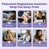 2 Pack Potassium Magnesium Gummies, Sugar-Free Potassium Gummies with Magnesium Glycinate 500mg Chewable Potassium Magnesium Supplements with Calcium, Zinc & Vitamins to Support Leg Muscle Relaxation view 3