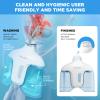 Sonmol Nasal Irrigation System with 50 Salt Packets (Blue), Sinus Rinse Machine, Nose Cleaner for Sinus Adult, Nose Washer Nasal Rinsing Sinus Relief Machine view 4
