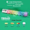 [4 in 1] 7 Day Medicine Pill Organizer+5 Reminder Alarms+Timer+Clock,Large Compartment,Loud Sound,Large Screen,Moisture-Proof,Dust-Proof,Travel Weekly/Daily Pill Box/Organizer/Case/Container/Dispenser view 4