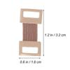 10Pcs Elastic Bandage Clips Bandage Wrap Clips Stretch Metal Clips, Replaceable Wrap Clips Adhesive Bandages for Various Types Bandages and Bandaging Supplies view 2