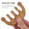 1pc Wooden Massage Comb Lightweight Scalp for Hair Care -static Design Smooth for Relaxation for Men view 2
