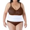 Lixinsunbu Broken Rib Brace Cracked Abdominal Binder Back Belt Chest Compression Wrap Support Costochondritis for Bruised, Fractured or Dislocated Ribs Protection Plus Size view 2